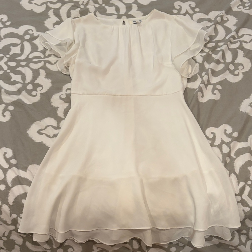 She + Sky White Dress